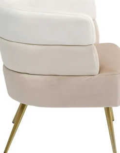 KARE24.se Fåtölj Sandwich - Creme - KARE Design Outlet