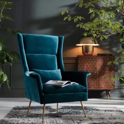 KARE24.se Fåtölj Vegas Forever Blå Grön - KARE Design Online