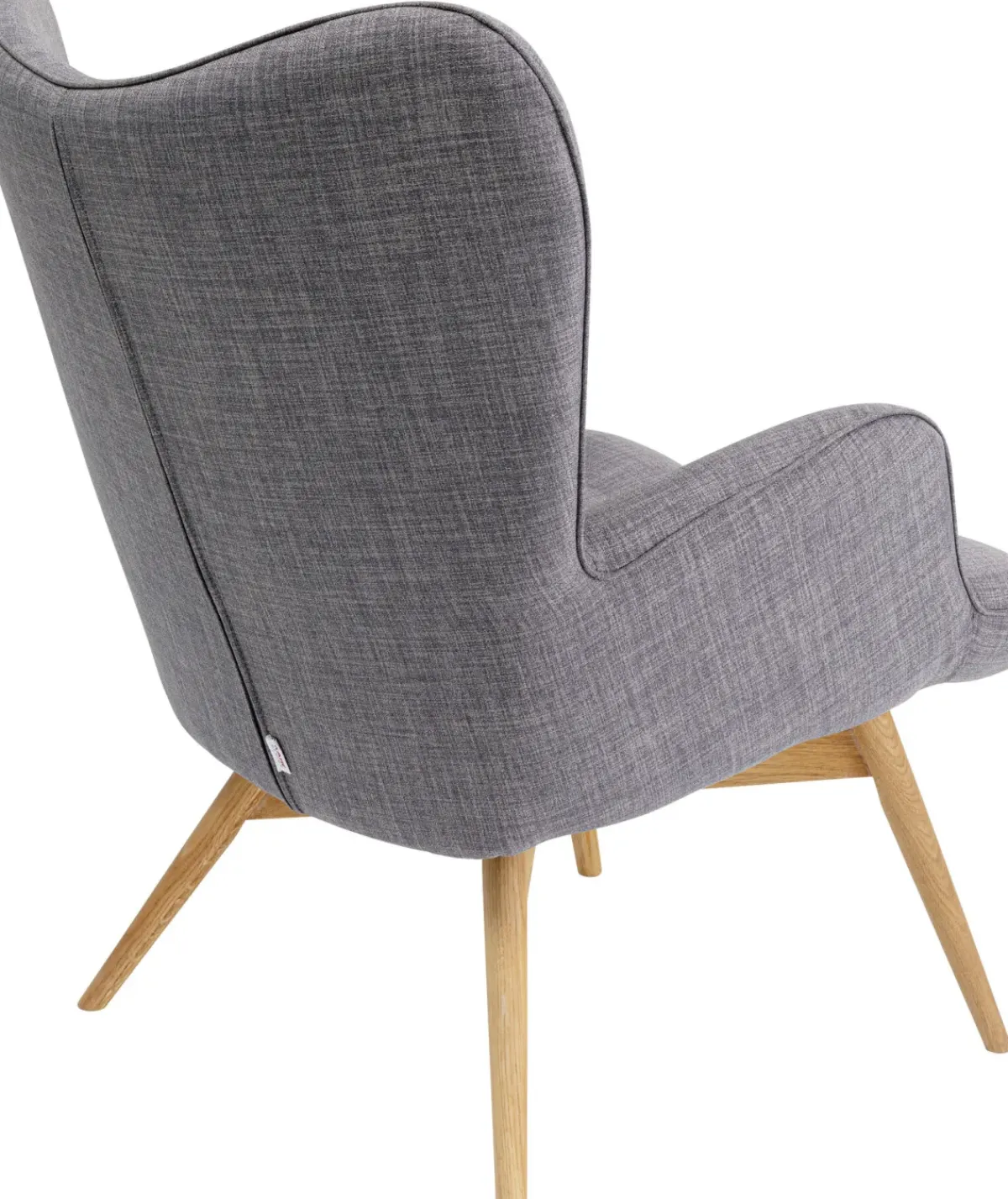 KARE24.se Fåtölj Vicky - Grå/Träben - KARE Design Online