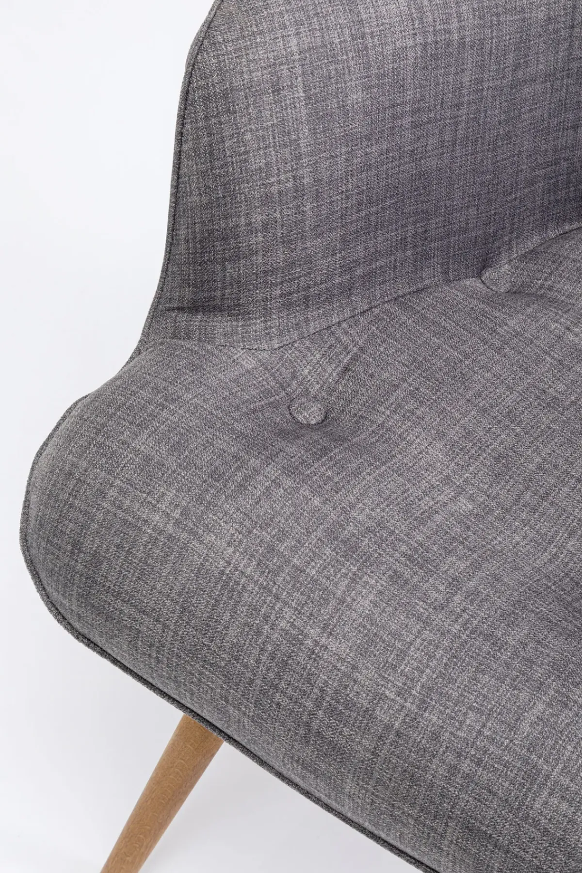 KARE24.se Fåtölj Vicky - Grå/Träben - KARE Design Online