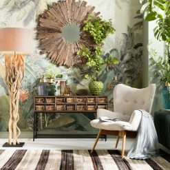 KARE24.se Fåtölj Vicky - Ljus Beige/Träben - KARE Design Discount