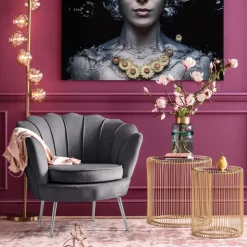 KARE24.se Fåtölj Water Lily - Grå - KARE Design Best