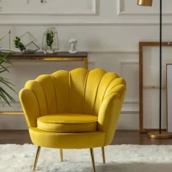 KARE24.se Fåtölj Water Lily - Gul - KARE Design Discount