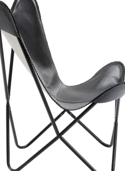KARE24.se Fåtölj Winny - Svart Läder - KARE Design Hot