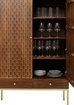 KARE24.se Garderob Muskat - Högskåp i Orientalisk Stil, 180x115cm - KARE Design New