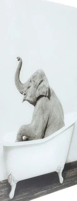 KARE24.se Glastavla Elephant Shower, 60x80cm - KARE Design