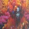 KARE24.se Glastavla Flowers Dream Women, 80x120cm - KARE Design Outlet