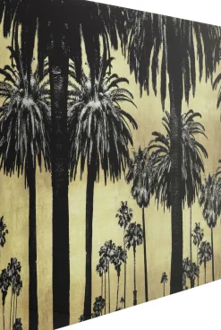 KARE24.se Glastavla Metallic Palms, 180x120cm - KARE Design Discount