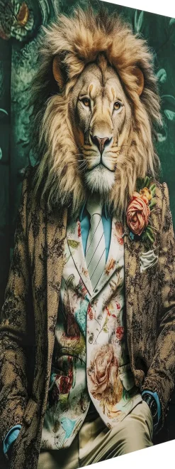 KARE24.se Glastavla Mister Lion, 150x100cm - KARE Design Online
