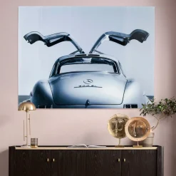 KARE24.se Glastavla Oldtimer - Mercedes Måsvinge, 160x120cm - KARE Design Best