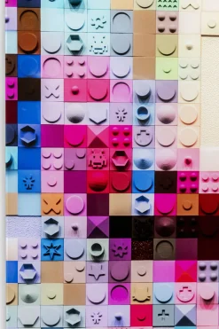 KARE24.se Glastavla Pixel Face, 120x80cm - KARE Design