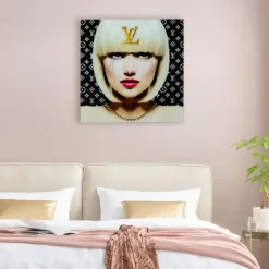 KARE24.se Glastavla Runny Eyes, 80x80cm - KARE Design