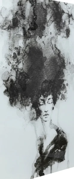 KARE24.se Glastavla Smokey Hair, 100x150cm - KARE Design Sale