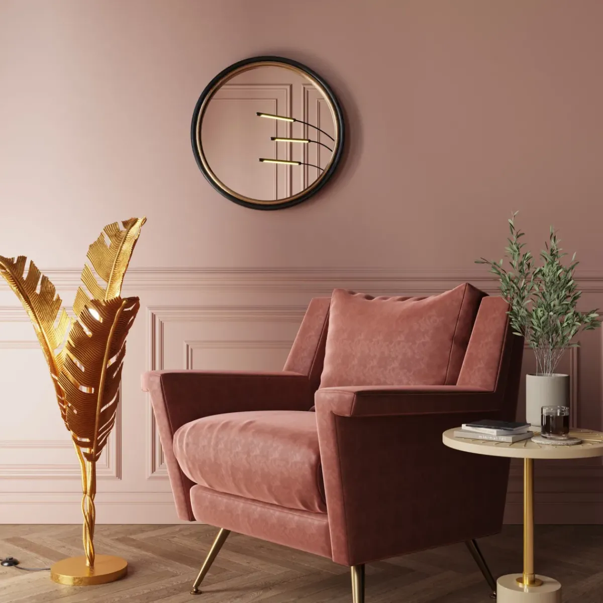 KARE24.se Golvlampa Akile, 123cm - KARE Design Online