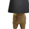 KARE24.se Golvlampa Alpaca - Alpacka, Guld Med Svart Skärm, 108cm - KARE Design Clearance