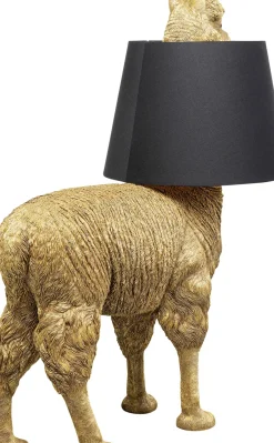 KARE24.se Golvlampa Alpaca - Alpacka, Guld Med Svart Skärm, 108cm - KARE Design Clearance