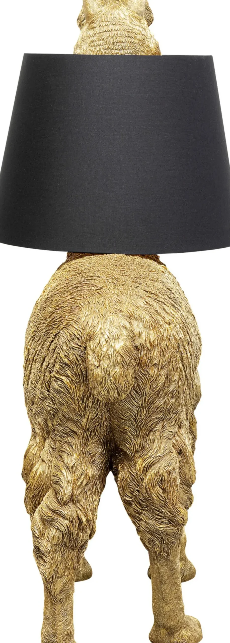 KARE24.se Golvlampa Alpaca - Alpacka, Guld Med Svart Skärm, 108cm - KARE Design Clearance