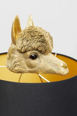 KARE24.se Golvlampa Alpaca - Alpacka, Guld Med Svart Skärm, 108cm - KARE Design Clearance