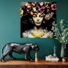 KARE24.se Golvlampa Animal Bagheera - Svart Panter - KARE Design Clearance