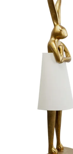 KARE24.se Golvlampa Animal Rabbit - 150cm, Guld/Vit - KARE Design Discount