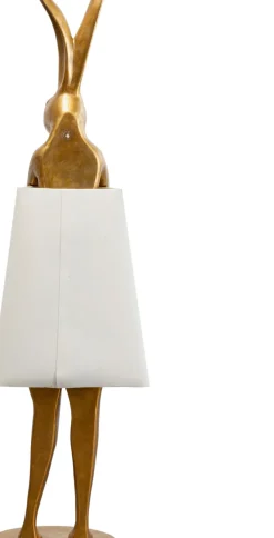 KARE24.se Golvlampa Animal Rabbit - 150cm, Guld/Vit - KARE Design Discount