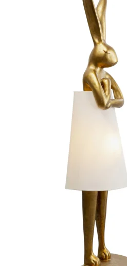 KARE24.se Golvlampa Animal Rabbit - 150cm, Guld/Vit - KARE Design Discount