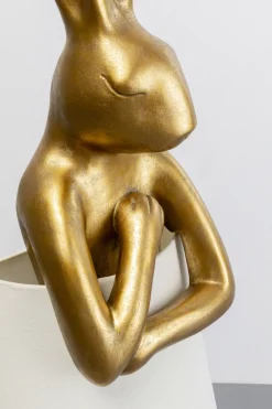 KARE24.se Golvlampa Animal Rabbit - 150cm, Guld/Vit - KARE Design Discount