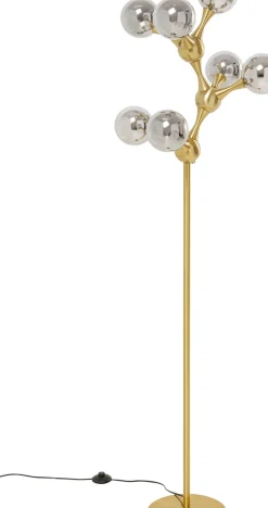 KARE24.se Golvlampa Atomic Balls - Mässing, 174cm - KARE Design Discount