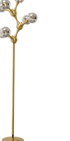 KARE24.se Golvlampa Atomic Balls - Mässing, 174cm - KARE Design Discount