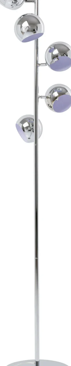KARE24.se Golvlampa Calotta Krom - Riktbara Lampor 5 st, 200cm - KARE Design Best