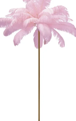 KARE24.se Golvlampa Feather Palm - Rosa, 165cm - KARE Design Online