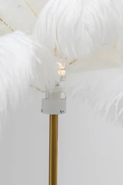 KARE24.se Golvlampa Feather Palm - Vit, 165cm - KARE Design Hot