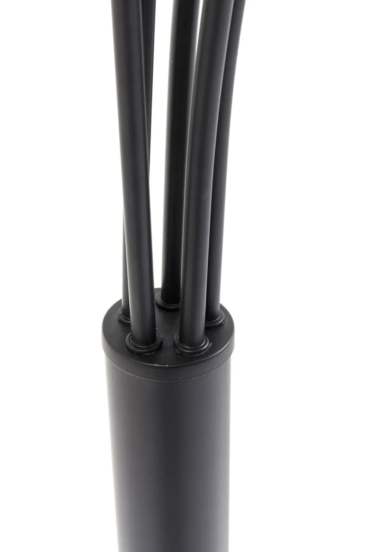 KARE24.se Golvlampa Five Fingers - Femarmad Lampa, Matt Svart, 201cm - KARE Design Outlet