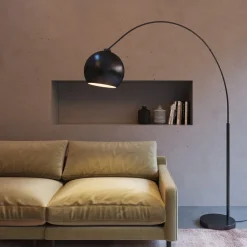 KARE24.se Golvlampa Lounge - Matt Svart, 175cm - KARE Design