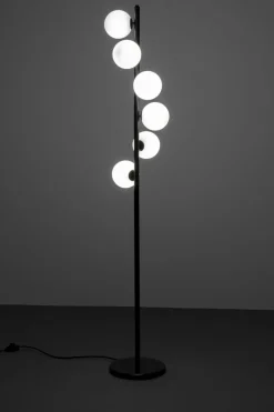 KARE24.se Golvlampa Scala Balls - Svart/Milky, 160cm - KARE Design New