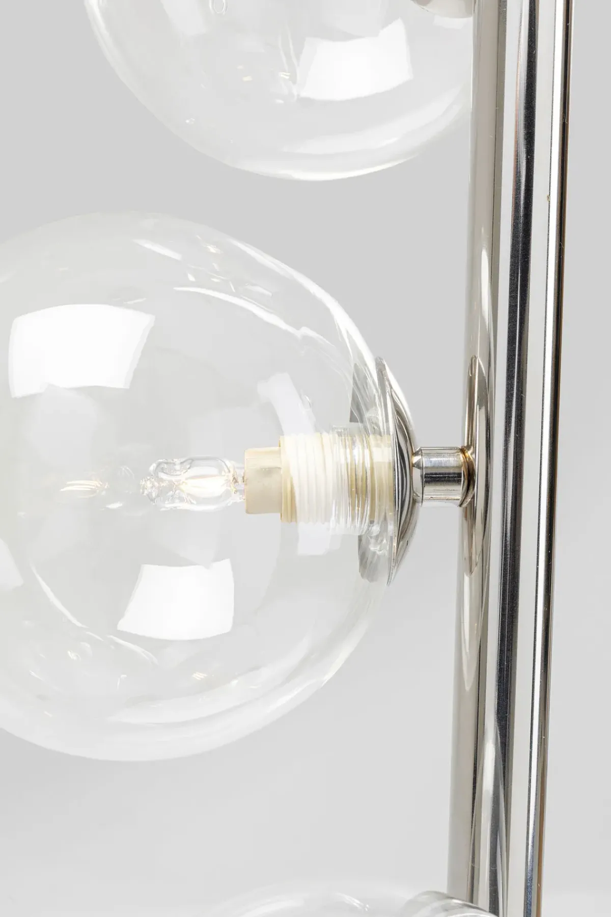 KARE24.se Golvlampa Scala Klot - Glas/ Krom, 160 cm - KARE Design Online