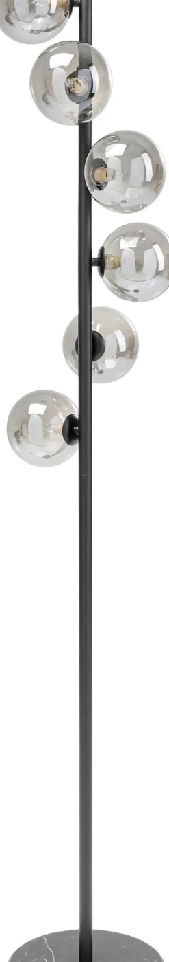 KARE24.se Golvlampa Scala Klot - Glas/ Svart, 160 cm - KARE Design
