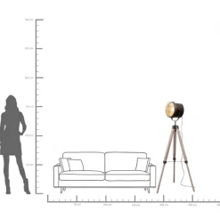 KARE24.se Golvlampa Versus Vintage, 155cm - KARE Design Sale