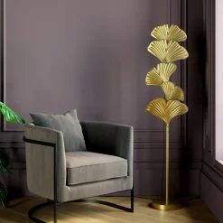 KARE24.se Golvlampa Yuva - Guld, 160cm - KARE Design Discount
