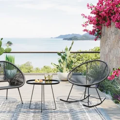 KARE24.se Gungstol Trädgård Acapulco - Svart - KARE Design Clearance
