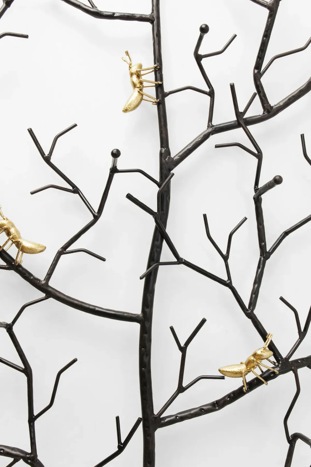 KARE24.se Hängare Ants On A Tree - Klädhängare Svart/Guld, 69x160cm - KARE Design Clearance
