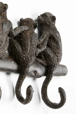 KARE24.se Hängare Monkey Family - Svart, 4 krokar - KARE Design Discount