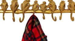 KARE24.se Hängare Monkey - Guld, 8 Krokar - KARE Design Best