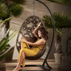 KARE24.se Hängstol Ibiza Brun - KARE Design Sale
