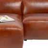 KARE24.se Hörnsoffa Cubetto - Brunt Läder, 170x270cm - KARE Design Outlet