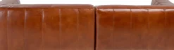 KARE24.se Hörnsoffa Cubetto - Brunt Läder, 170x270cm - KARE Design Outlet