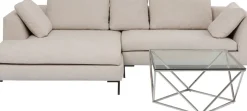 KARE24.se Hörnsoffa Gianni - Creme Vänster, 290x167cm - KARE Design Sale