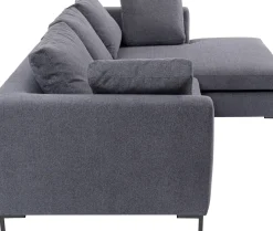 KARE24.se Hörnsoffa Gianni - Grå Höger, 290x167cm - KARE Design Outlet