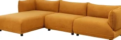 KARE24.se Hörnsoffa Gigi - Ljusbrun, Vänster - KARE Design Discount
