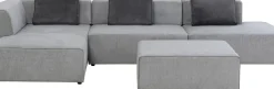 KARE24.se Hörnsoffa Infinity Atlanta - Grå Vänster, 357x182cm - KARE Design